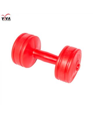 VIVA ดัมเบล พลาสติกบรรจุทราย สีแดง น้ำหนัก 4 กก. (1 คู่)