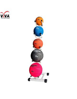 VIVA ชั้นวาง เมดิซินบอล 5 ลูก ตั้งแต่ 1-10 กก. (Ball Rack 5)