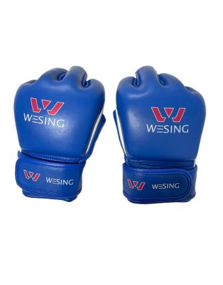 MMA Grappling Glove WESING หนัง PU แบคชกนิ้วโผล่