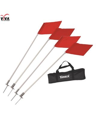 VIVA เสามุมสนาม แบบสปริง พับเก็บไม่ได้ 1 ชุดมี 4 เสา พร้อมกระเป๋าใส่