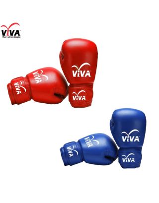 Super sales !!  VIVA นวมมวย แข่งขัน หนัง Micro Fiber (Velcro)