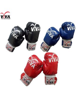 VIVA นวมมวย ฝึกซ้อม ฟองน้ำ หนัง PVC (VELCRO)