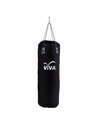 VIVA กระสอบทราย แบบแขวน ผ้าสีดำ ขนาด 40x100 ซม. รุ่น Training Bag อัดกระสอบ