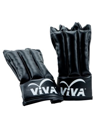 VIVA แบคชก นิ้วโผล่ หนัง PU สีดำ ขนาด Freesize