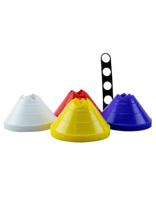 VIVA ทีมเทรนเนอร์ดีสโคน 1 ชุด 40 อัน ( เส้นผ่านศูนย์กลาง 6 นิ้ว สูง 2.75 นิ้ว) พร้อมขาตั้ง