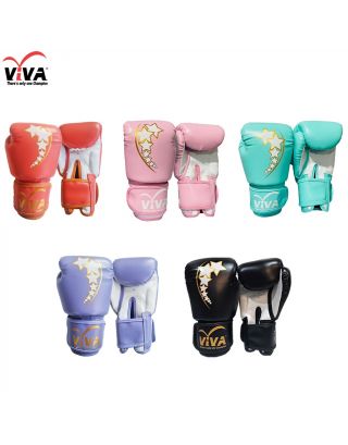 VIVA นวมมวย หนัง PVC รุ่น Pastel Star
