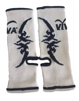 Super sales !!  VIVA แองเกิ้ล ที่รัดข้อเท้า มีลายสกรีน รุ่น #780-สีขาว