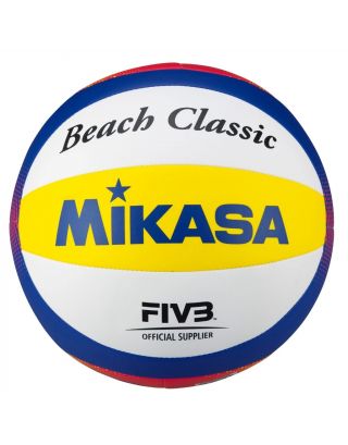 วอลเลย์บอลชายหาด หนังเย็บ TPU MIKASA รุ่น BV552C-WYBR เบอร์ 5