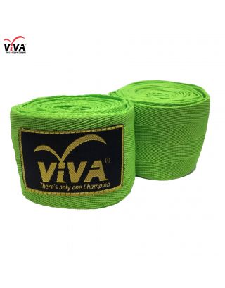 Super sales !!  VIVA ผ้าพันมือ นักมวย ขนาด 4 เมตร (1 คู่)-Green