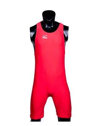 VIVA ชุด มวยปล้ำ แข่งขัน ชาย หญิง - สีแดง