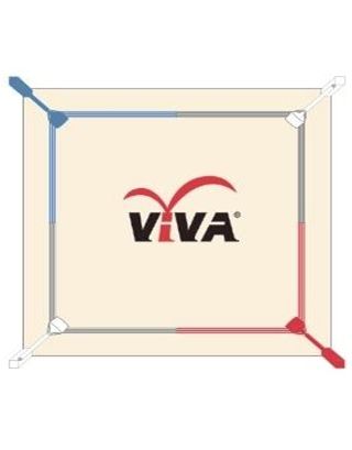 VIVA ผ้าปูเวที มวยไทย 16 ออนซ์ ขนาดเวที 7x7 ม.