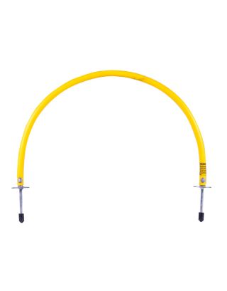 VIVA เสาโค้ง (ฝึกส่งบอล ยิงประตู) สูง 13 นิ้ว กว้าง 20 นิ้ว สีเหลืองแบบปักพื้น