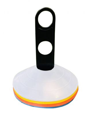 VIVA มาร์คเกอร์ โคนยาง 1 ชุด 20 อัน เส้นผ่านศูนย์กลาง 7.5 นิ้ว สูง 2 นิ้ว พร้อมขาตั้ง