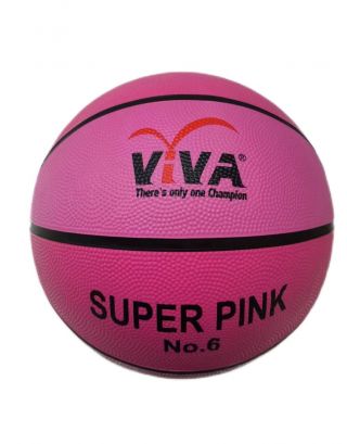 VIVA บาสเกตบอล ยาง ฝึกซ้อม รุ่น Super Pink เบอร์ 6