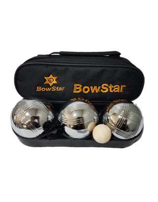 VIVA ลูกเปตอง Bow Star บรรจุในกระเป๋า พร้อมลูกแก่น และเชือกวัดระยะ (1 ชุด 3 ลูก)-ลาย 3