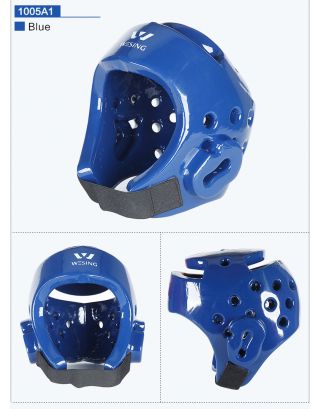 เฮดการ์ดเทควันโด WESING - สีน้ำเงิน รับรองมาตรฐานโดย สหพันธ์เทควันโดโลก (World Taekwondo Approved)