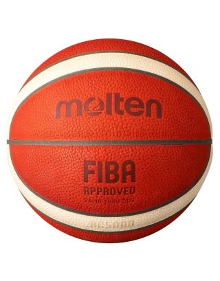 บาสเกตบอล หนังแท้ คุณภาพสูง MOLTEN รุ่น B6G5000 FIBA APPROVED เบอร์ 6