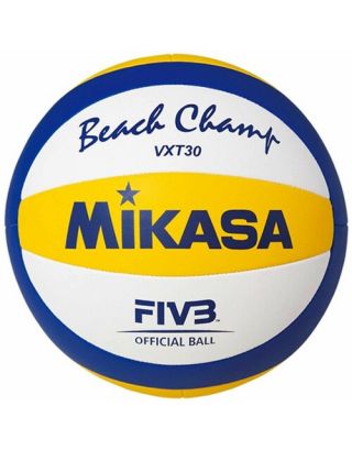 วอลเลย์บอล ชายหาด หนังเย็บ MIKASA หนัง PU รุ่น VXT30 (FIVB APPROVED)