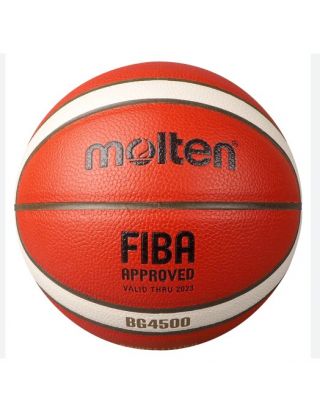 บาสเกตบอล หนัง PU เกรดดีเยี่ยม MOLTEN รุ่น B6G4500 FIBA  เบอร์ 6