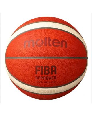 บาสเกตบอล หนังแท้คุณภาพสูง MOLTEN รุ่น B6G5000 FIBA  เบอร์ 6