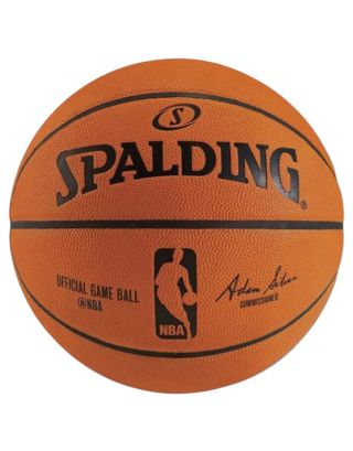 บาสเกตบอล แข่งขัน หนังแท้ SPALDING เบอร์ 7 (OFFICIAL NBA GAME BALL)