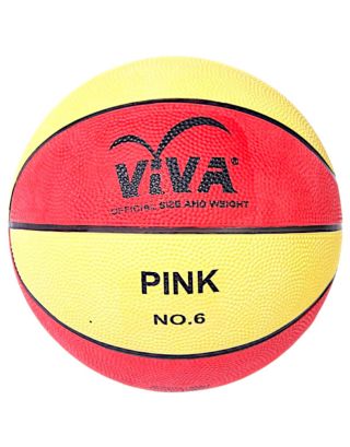 VIVA บาสเกตบอลยาง ฝึกซ้อม รุ่น PINK เบอร์ 6