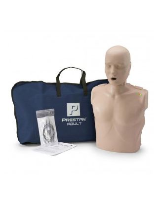 หุ่นฝึกช่วยชีวิตขั้นพื้นฐาน ชนิดครึ่งตัว (ผู้ใหญ่) แบบมีสัญญาณไฟ พร้อมกระเป๋า