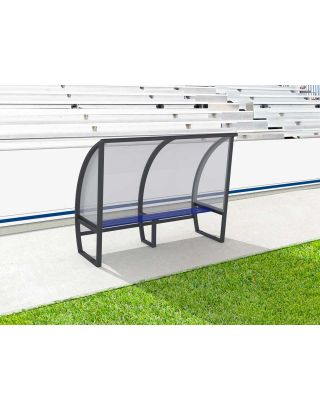 ม้านั่ง นักกีฬาสนามฟุตบอล 4 ที่นั่ง SODEX สูง 1.6 ม. ยาว 2 ม.