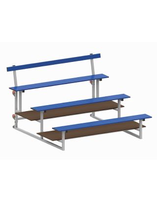 อัฒจันทร์ SODEX 3 ชั้น 12 ที่นั่ง (เคลื่อนย้ายและพับเก็บได้ ที่นั่งอลูมิเนียม)