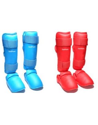 สนับแข้ง คาราเต้ หนัง PU ขนาด S-XL